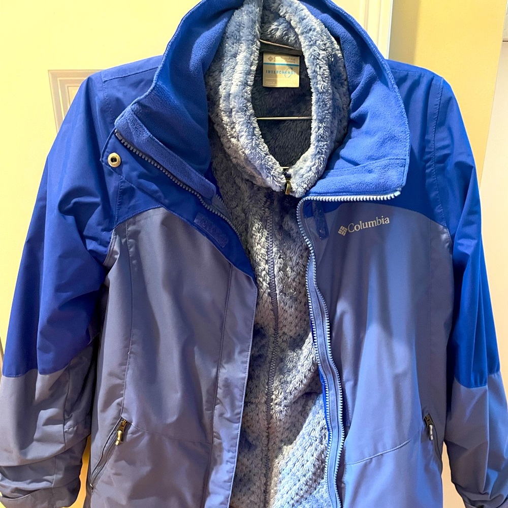 Columbia fleece interchange jacket